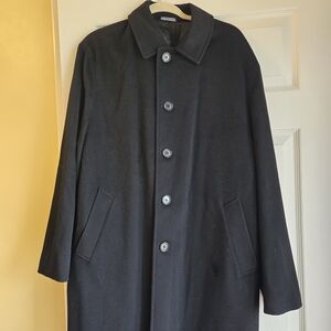 Brooks Brothers Black Trench Coat for Men